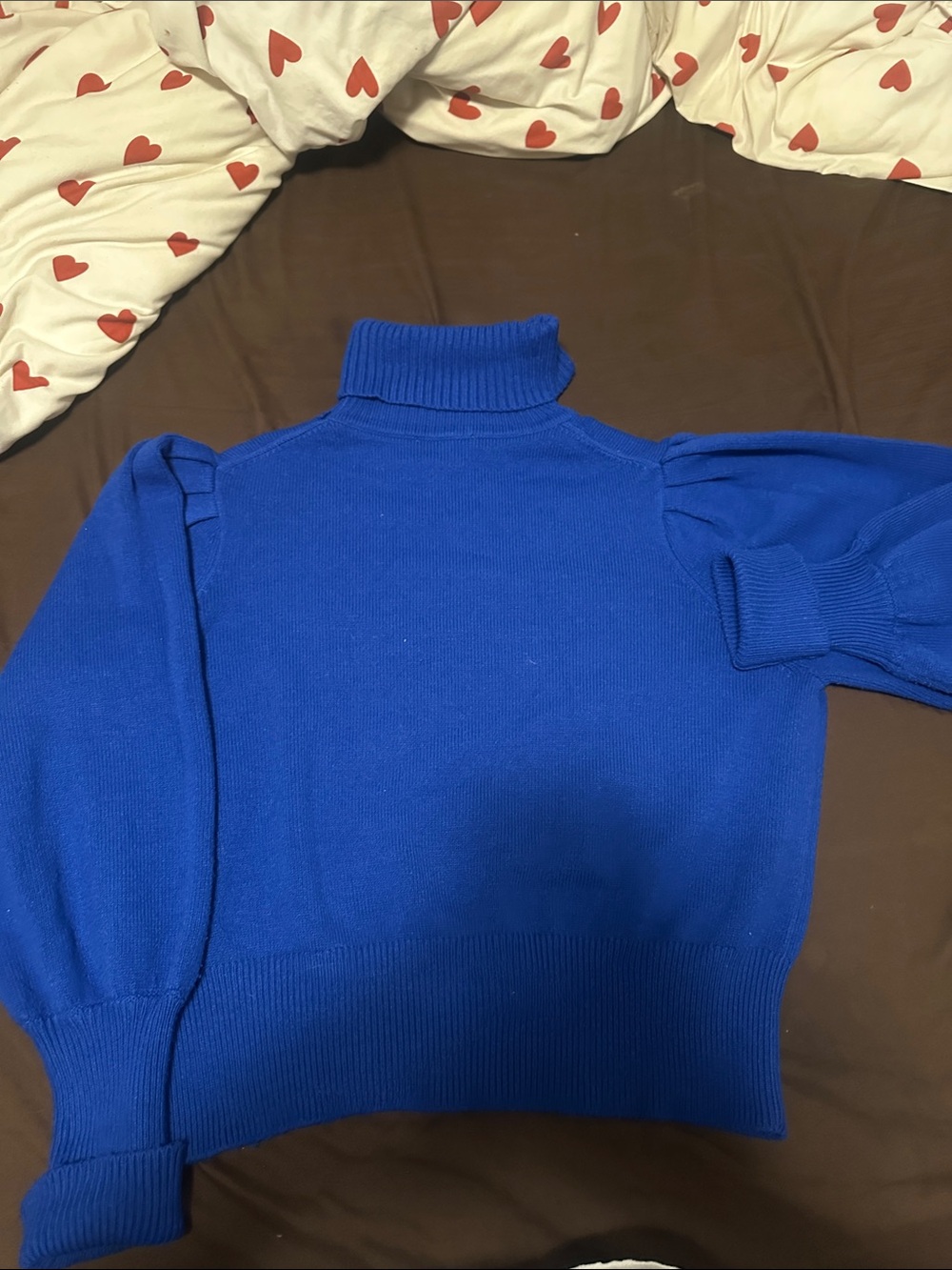 French Connection Cobalt Blue Turtleneck Sweater